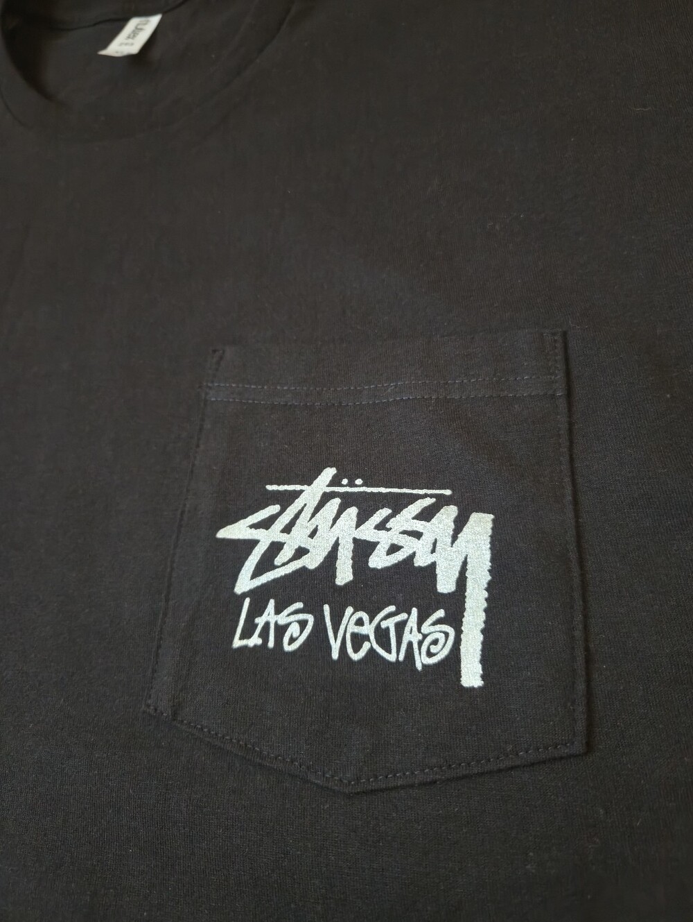 Stussy 'Las Vegas' Pocket *CUSTOM* Shirt XL - Picture 4 of 11
